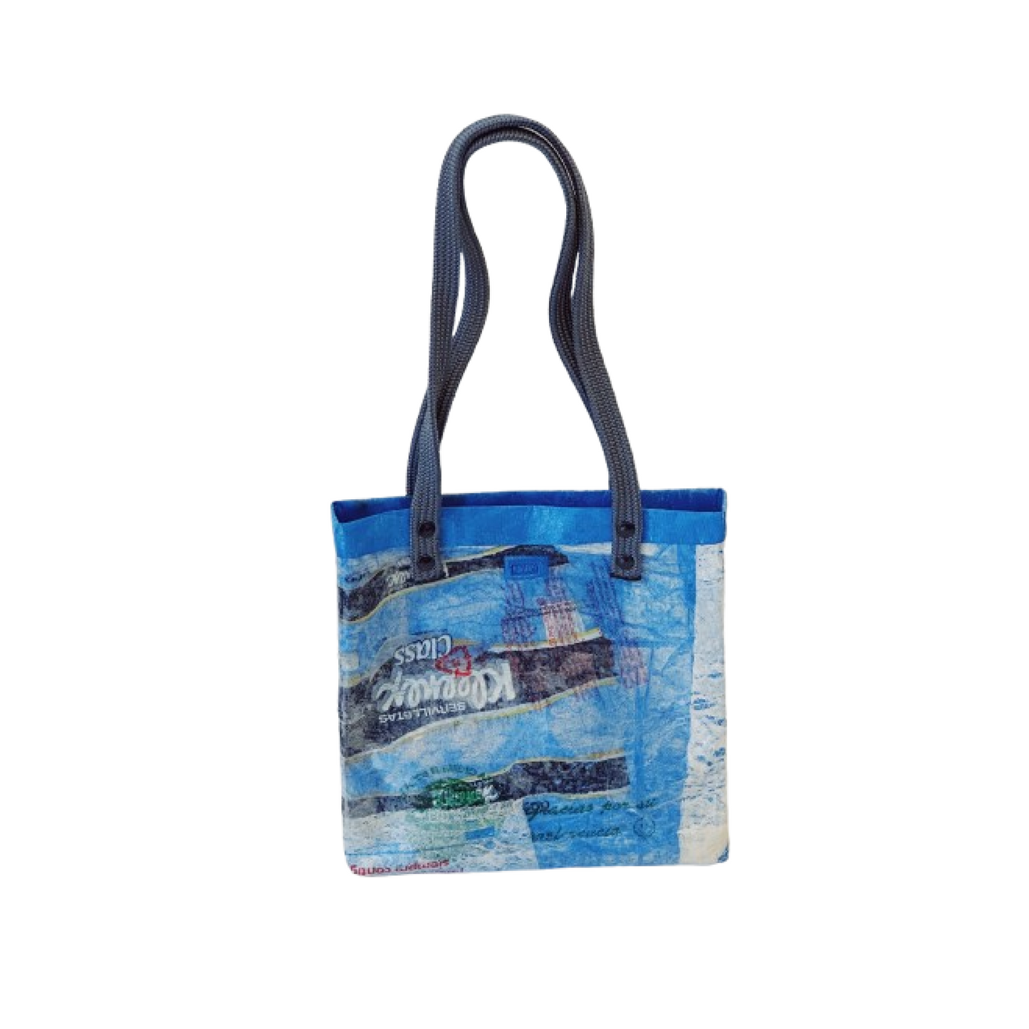 Bolsón Multi-colored Pattern & Long Grey Handle